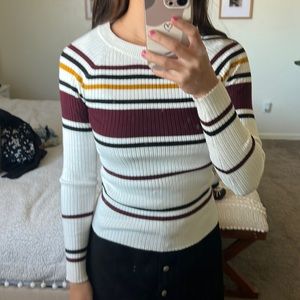 Fashion Nova Striped Long Sleeve.